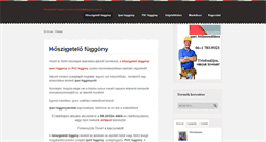 Desktop Screenshot of hoszigetelofuggony.com